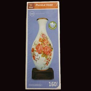 New Pintoo Rose Jigsaw Puzzle Vase, 160 Pieces